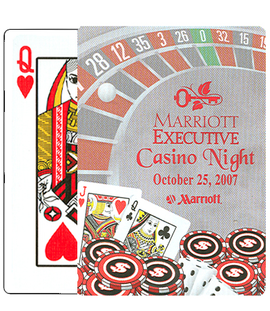 Casino Nights Custom-printed Playing Cards