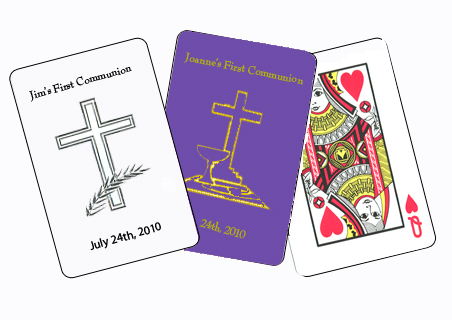 Playing Cards for Communions/Confirmations