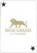 MGM Grand Custom Playing Cards Face