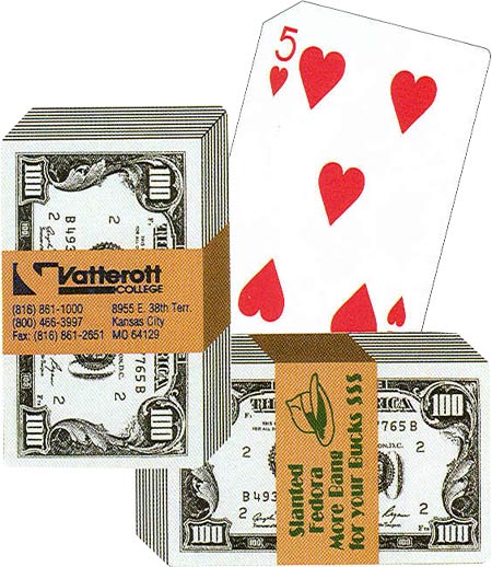 Money Cards, Low Quantity, Casino-quality, Custom-printed Playing Cards