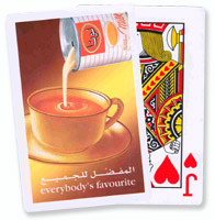 Evaporated Milk Custom Playing Cards on 100% PVC Plastic Stock