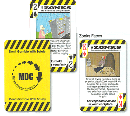 funny safety pictures. The Zonks Safety Face Playing
