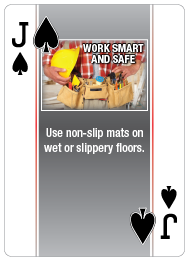Workplace Safety Face Playing Cards