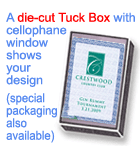 Die-Cut Tuck Box with Cellophane Window
