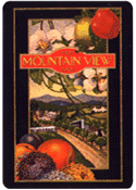 Mountain View Custom Playing Card Back