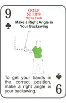 Custom Golf Tip Playing Cards